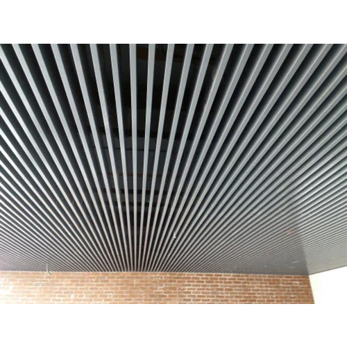 Industrial U Shape Baffle False Ceiling System - Application: Residential & Commercial