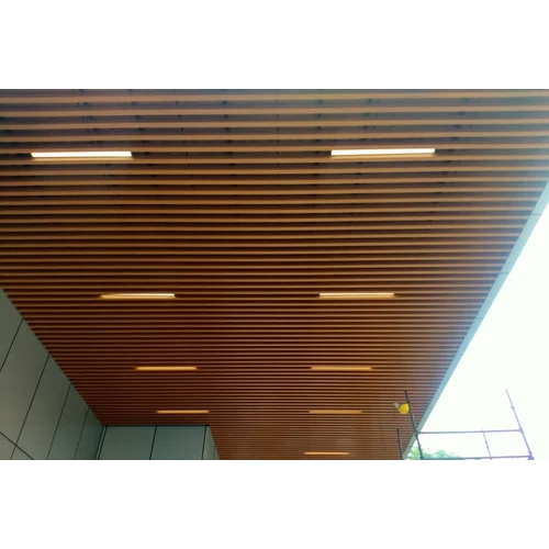 Aluminum Baffle False Ceiling - Application: Residential