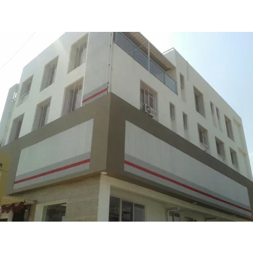 Aluminium Metal SL4 Fix Exterior Sun Louver