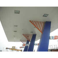 150f Canopy False Ceiling Panels - Galvanized Iron, 150 Mm Width, 0.5 Mm Thickness, Polished Color Coating, Heat Proof | Durable, Customizable Texture, Ideal For Modern Spaces