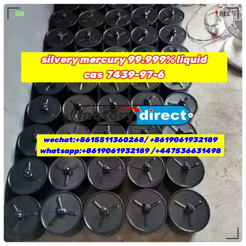 Factory Ready Stock Silvery Mercury (Hg) 99.999% Min For Gold Mining - Purity: High