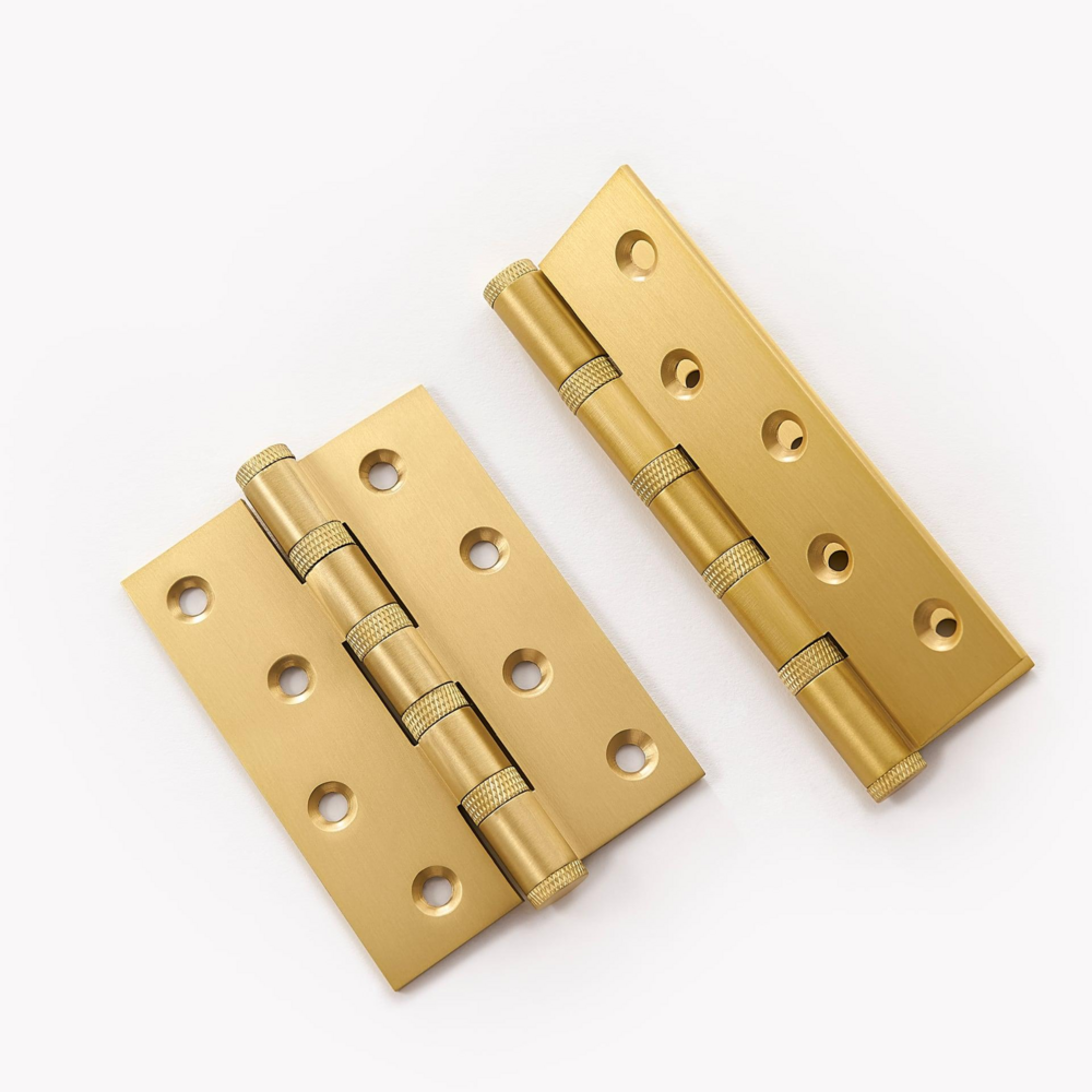 Lightning Knurled Hinges | Ball Bearing Knurled Hinges | Stainless Steel Knurled Hinges | Brass Knurled Hinges - Best For Internal External Doors And Windows