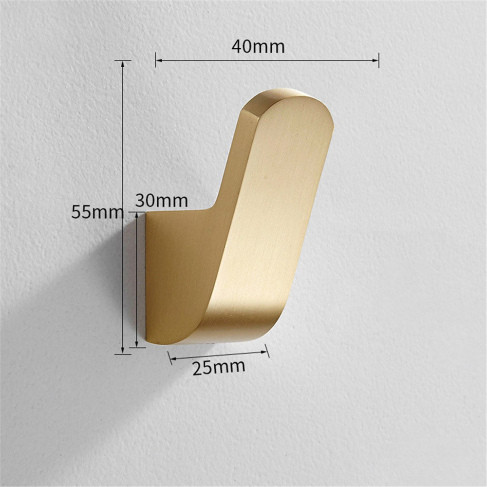 Ignite Brass Hooks | Coat Hanger Hook | Bathroom Hook | Keys Hook