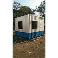 Ms Portable Security Cabin - Color: Blue &white