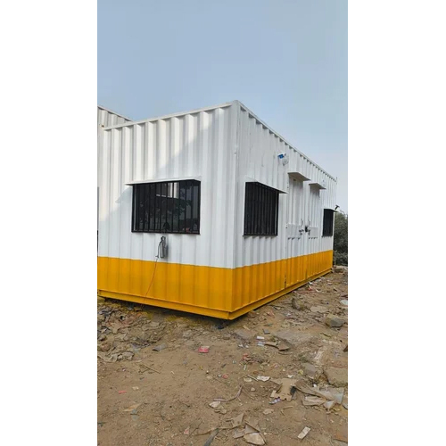 Steel Furnished Office Container - Color: White