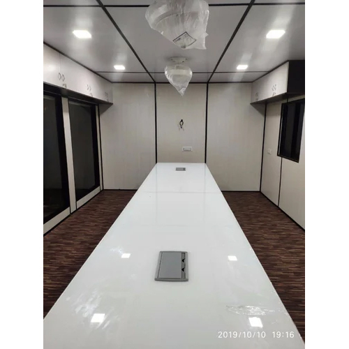 Portable Conference Cabin - Color: White