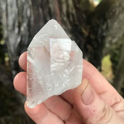 Crystal Quartz Free Form Point Stone