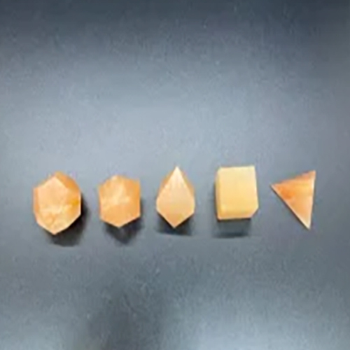 Natural Yellow Aventurine Geometry Sat Stone - Artificial Stone Type: Solid Surface