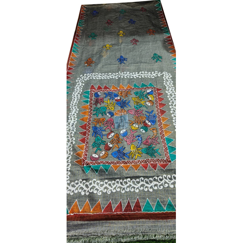 Traditional Pure Dhonekhali Zori Check Tant Saree