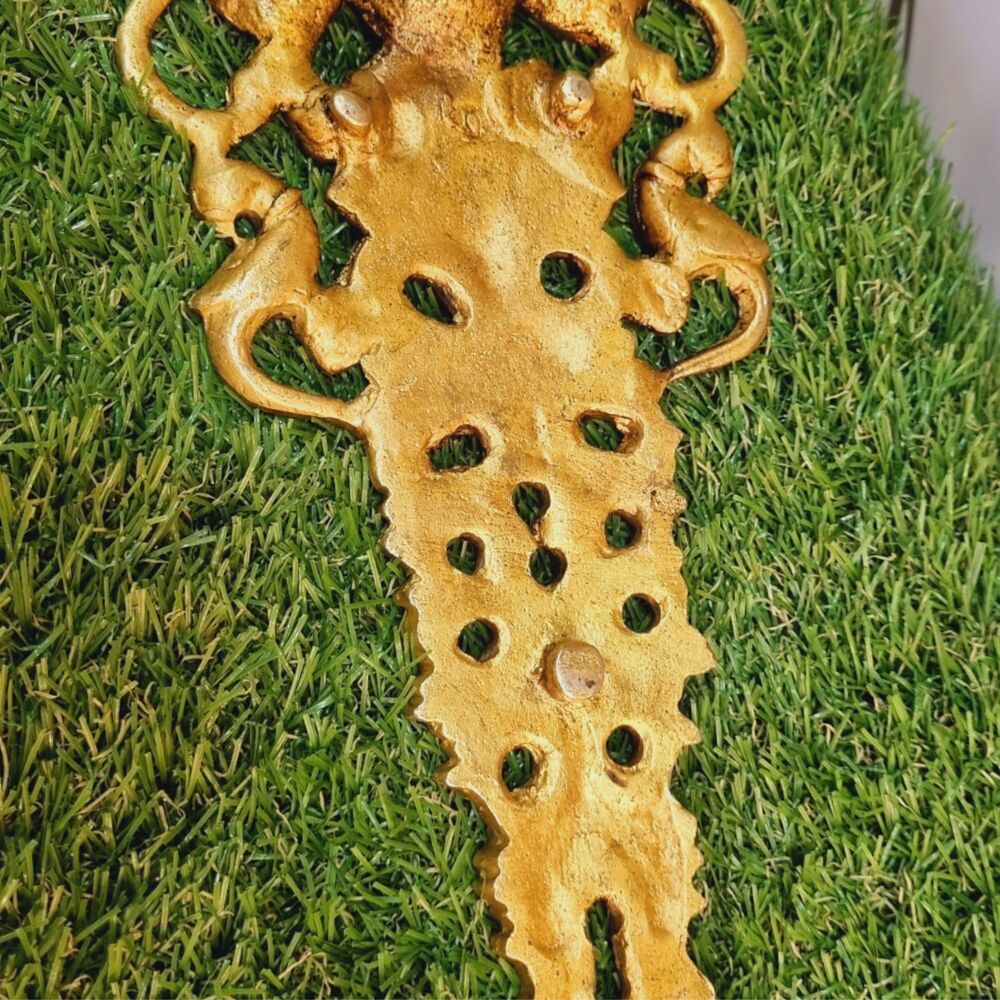 Designer Brass Made Oil Hawan Spoon By Aakrati