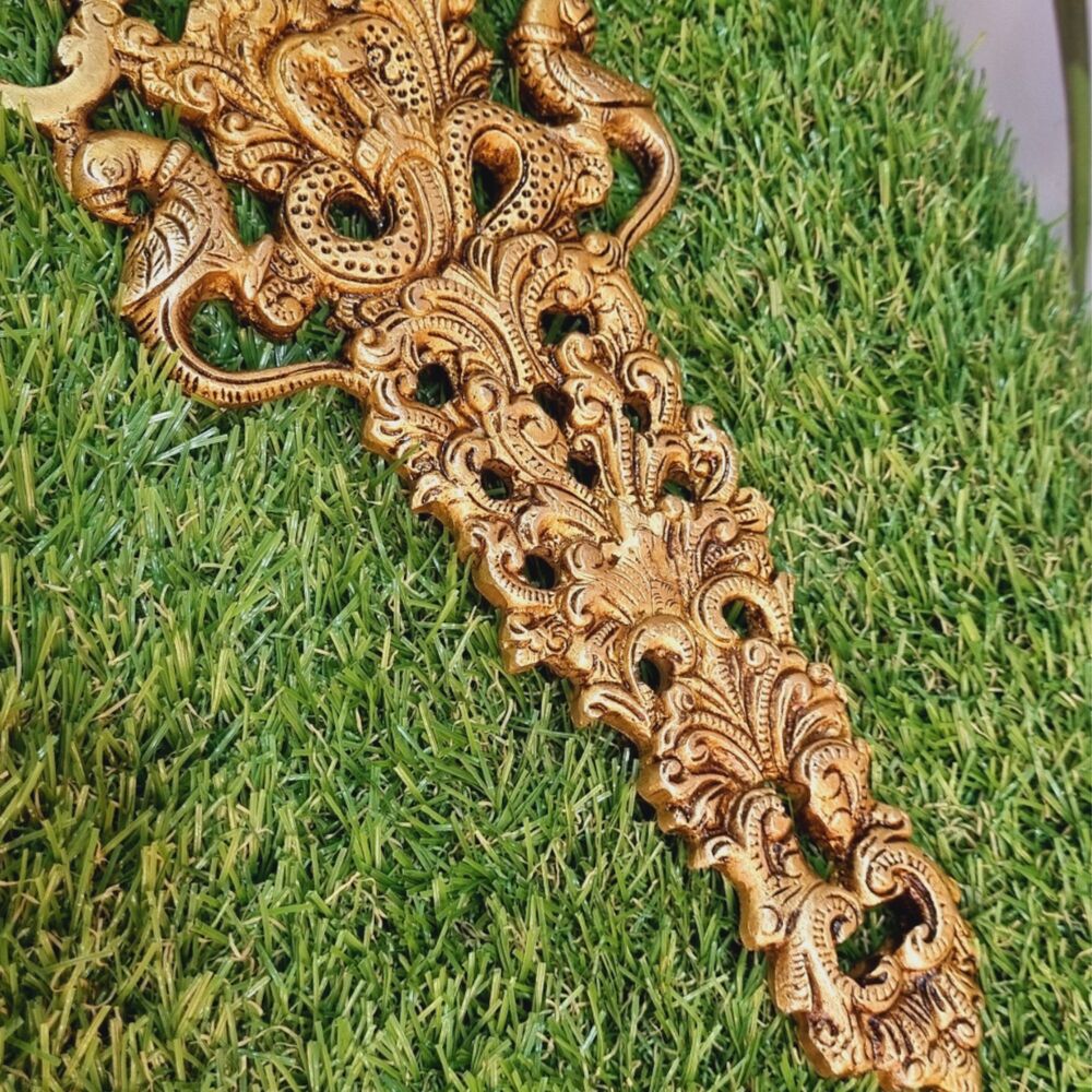 Designer Brass Made Oil Hawan Spoon By Aakrati