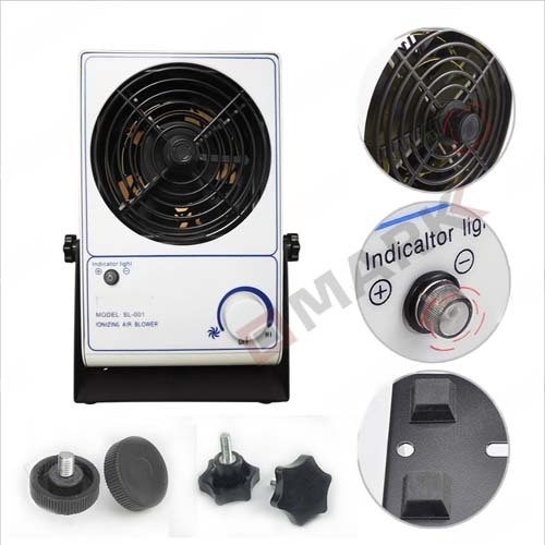 L-001 Bench Top Ionizing Air Blower - Color: White