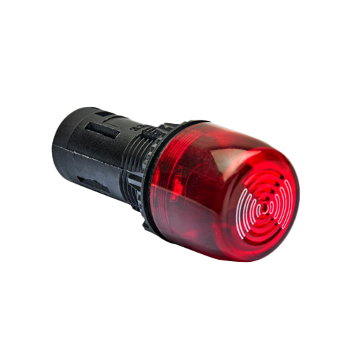 Flasher With Buzzer - Color: Black And Red