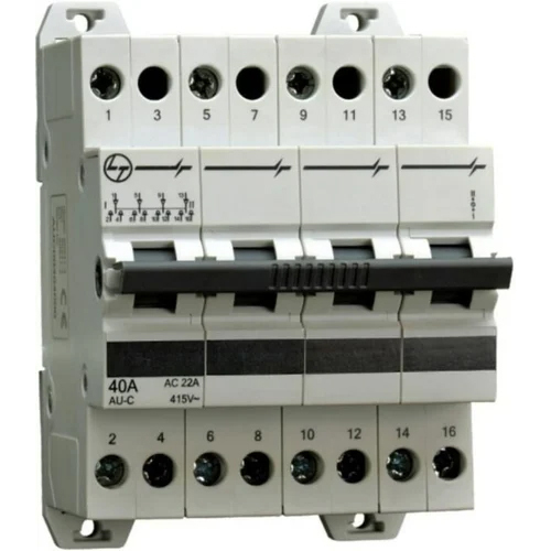 Lt 4 Pole Mcb Changeover Switch - Color: White