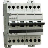 Lt 4 Pole Mcb Changeover Switch - Color: White
