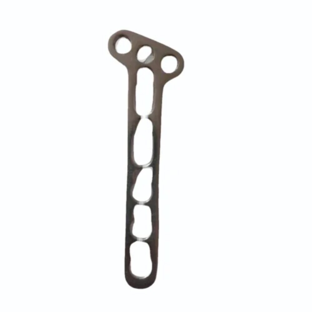 3.5 mm Titanium Bone Locking Plates - SS 316 Grade, 15 Millimeter Length, Grey Color, Straight Shape, Non-Flexible, Non-Soluble