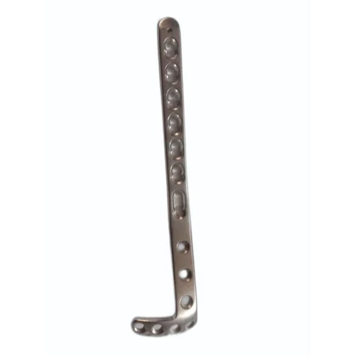 3.5 Mm Proximal Lateral Tibia Locking Plate - Color: Silver