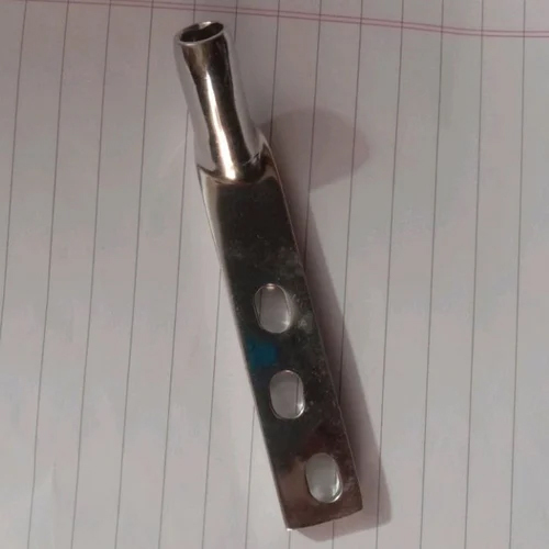 75mm Pediatric DHS Plate - Stainless Steel, 75 Millimeters, Silver Color | Durable, Not Soluble, Non-Flexible for Stable Fracture Management