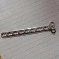 3.5 Mm Stainless Steel Lcp Plate - Ss 202 Material, Straight Shape, Silver Color | Non-flexible, Non-soluble, Ideal For Metacarpal Fracture Fixation