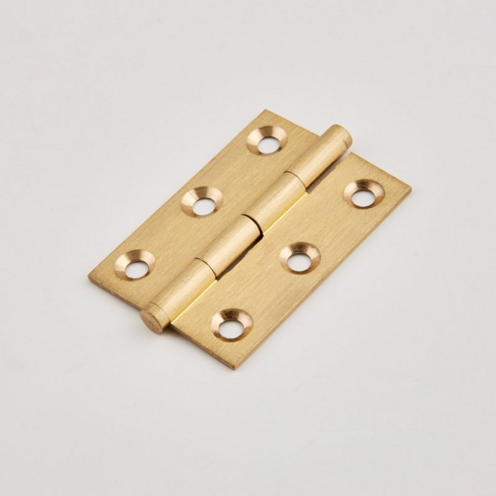 Willow Hinges | Cabinet Door Hinges | Brass Hinges - Best For Internal External Doors And Windows - Color: Matte Gold