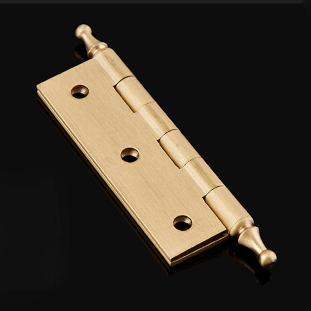 Willow Hinges | Cabinet Door Hinges | Brass Hinges - Best For Internal External Doors And Windows - Color: Matte Gold