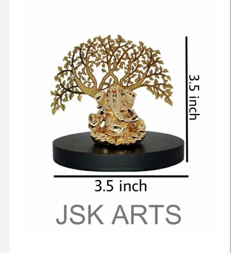 Gold Tree Ganesh