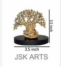 Gold Tree Ganesh