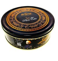 Cake Tin Container Customized - Tinplate, 175 Mm Dia X 65 Mm Height, Golden Lacquer Finish | Round Shape, Food Safety Grade, Offset Printing Design