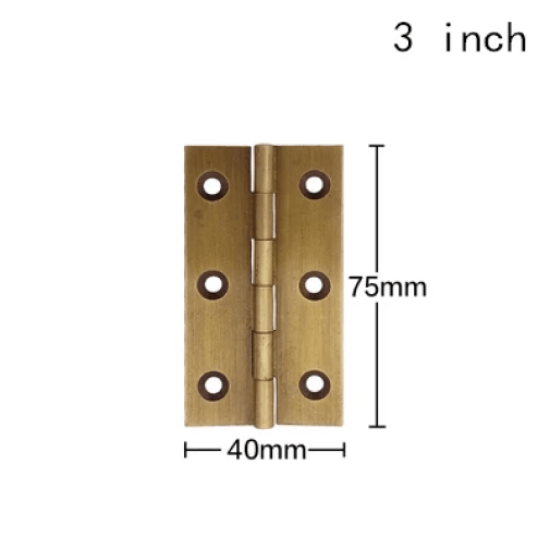 Azure Hinges - Premium Brass Cabinet Butt Hinges | Customizable, Durable Design For Internal And External Doors And Windows, Multiple Finishes Available