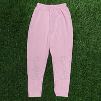 Pink Lycra Girls Wear Set