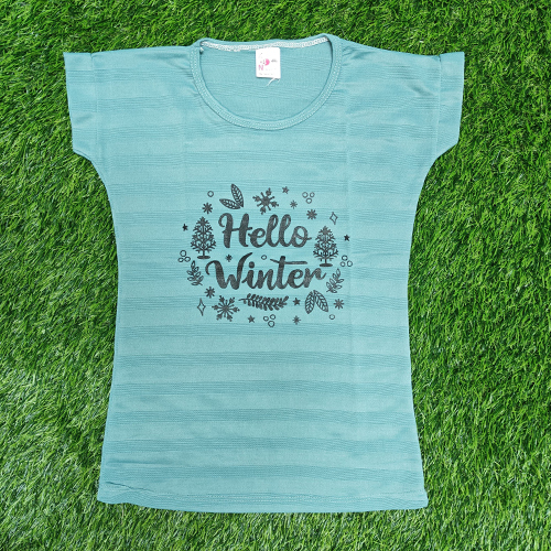 Stylish Lycra Kids Printed Nightwear Set