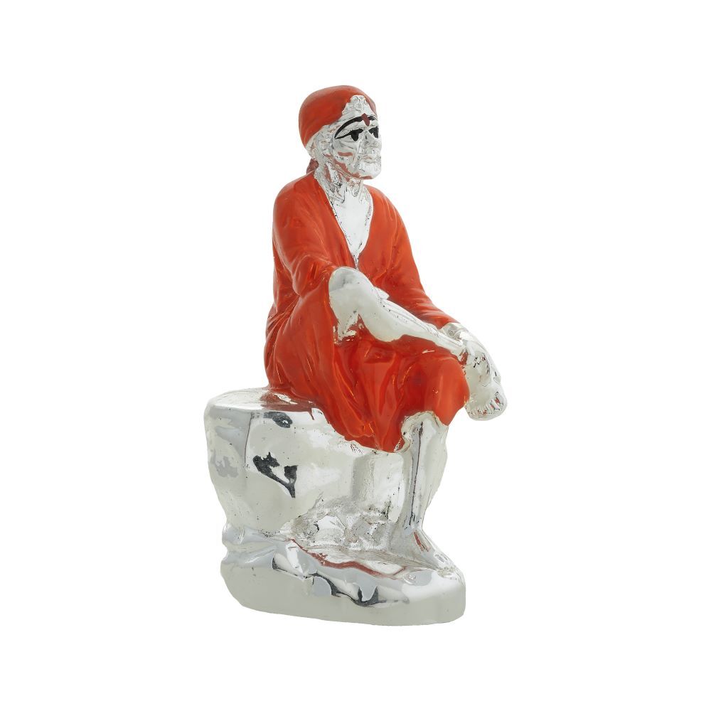 Silver Mat Sai Baba Tree - Height: 3.50 Millimeter (Mm)
