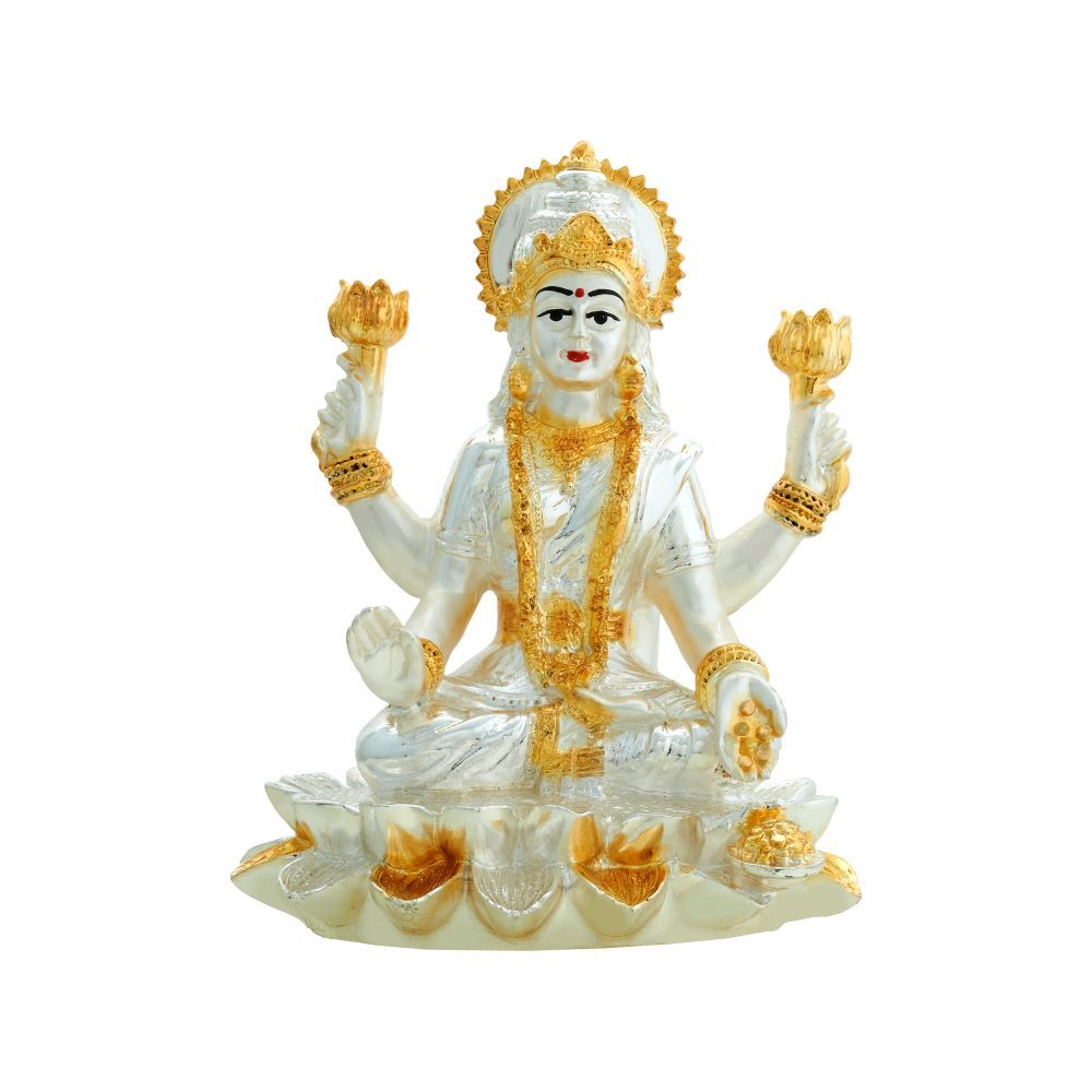 Silver Mat Lakshmi Tree - Height: 1 Inch (In)