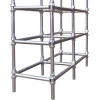 Cuplock Scaffolding System - High-quality Steel, Hot-rolled Construction , Powder Coated For Enhanced Durability And Corrosion Resistance, Includes Ladders For Safe Access