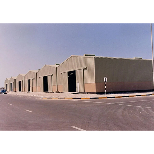 Prefabricated Warehouse Shed - Color: Grey