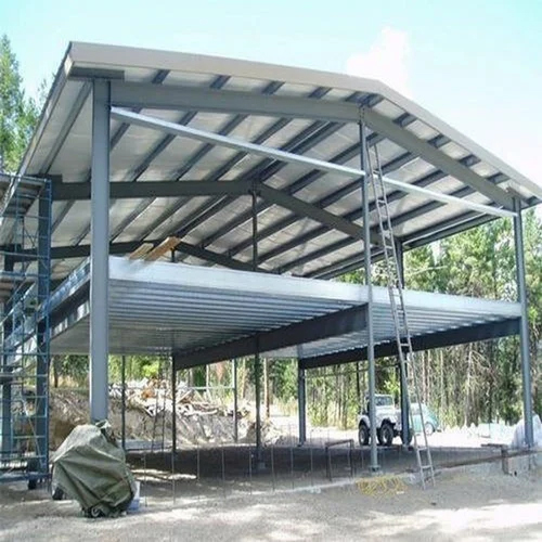 Prefabricated Steel Building - Color: Grey