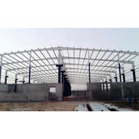 Galvanized Steel Structure - High-quality Steel, Cement Floor, Steel Roof, White Finish | Durable Warehouse Storage Solution, 10-15 Year Lifespan