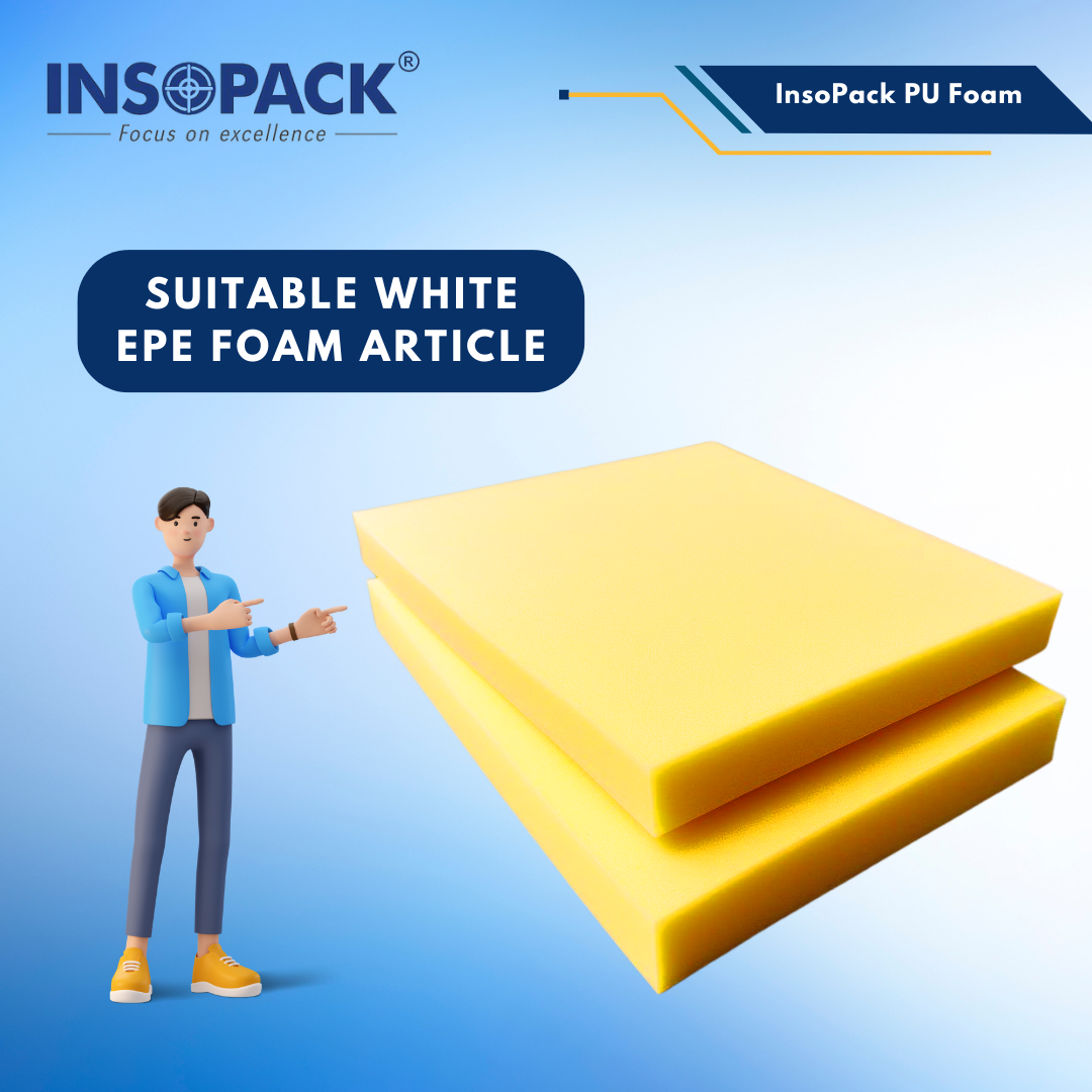 Low Density Pu Foam - Lightweight Sponge Texture, White Color | Versatile Cushioning, Thermal Insulation, Sound Absorption, Customized Packaging