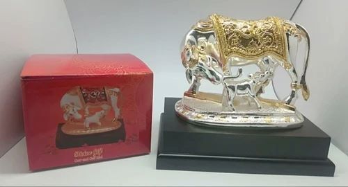 Kamdhenu Cow and Calf Statue