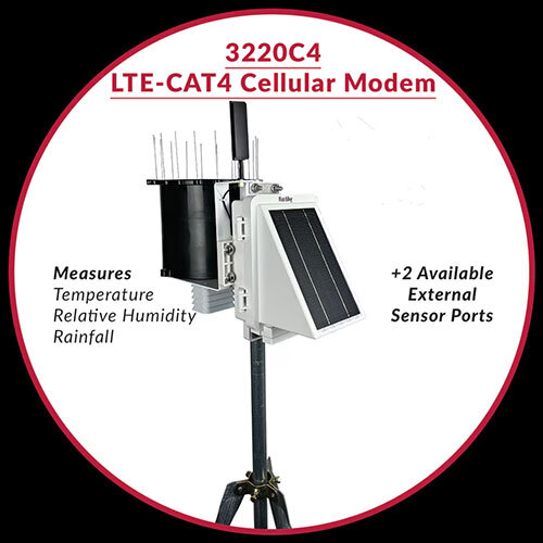 3000 Series - WatchDog Wireless Rain Station (LTE-CAT4) (Temp, RH, Rain, +2 Ports)