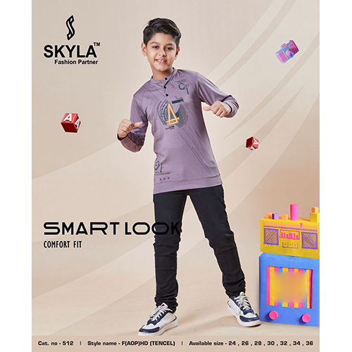 Boys Round Neck T-Shirt