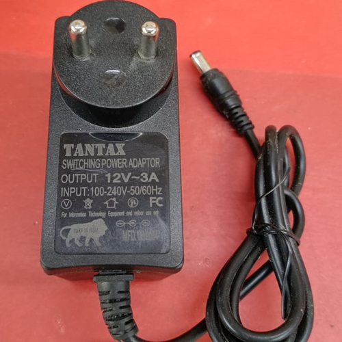 12V 3Amp Switching Power Charger - Input Voltage: 12 Volt (V)