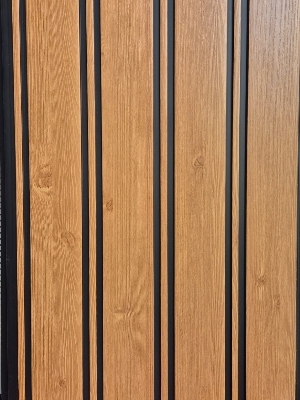 Fluted Ceiling Panel - High-Quality PVC | 6-8mm Thickness, Color Coated, Plain Pattern, Sturdy and Durable for Long-lasting Use