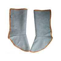 Leather Leg Guard - High-quality Leather, 21 Inches, Grey Color | Durable Protection For Industrial Use, New Condition