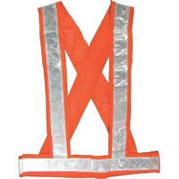 Reflective Cross Belt Jacket - Color: Orange
