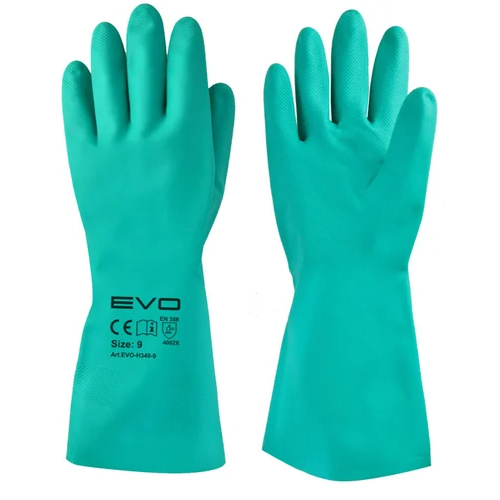 Nitrile Rubber Glove - Color: Green