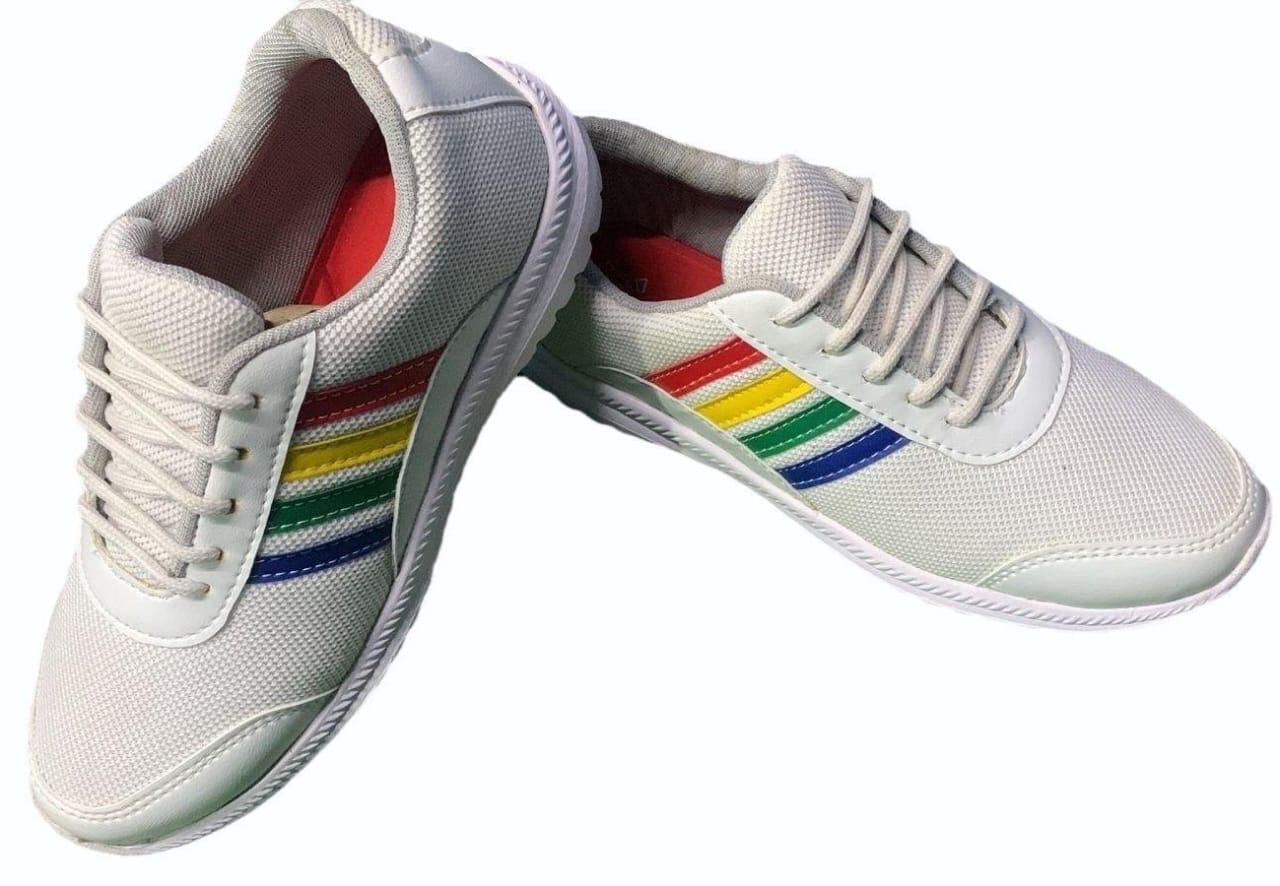 DERBY WHITE SCHOOL SHOES
