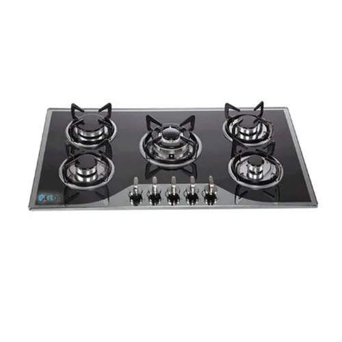 5 Burner Kitchen Gas Cooktop - Gas Type: Lpg
