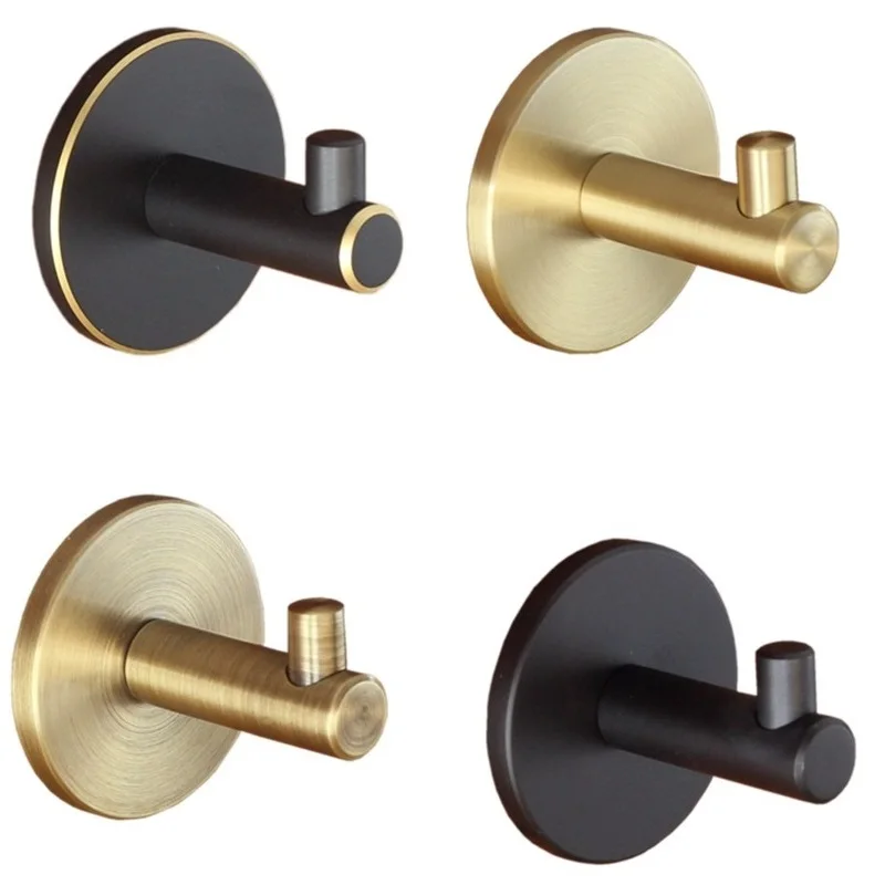Vale Brass Hooks - Premium Quality Brass, Flexible Sizing Options, Matte Gold, Matte Black, Brushed Gold Finishes | Customizable Solutions For Coat Hanging, Bathroom, And Retail Use