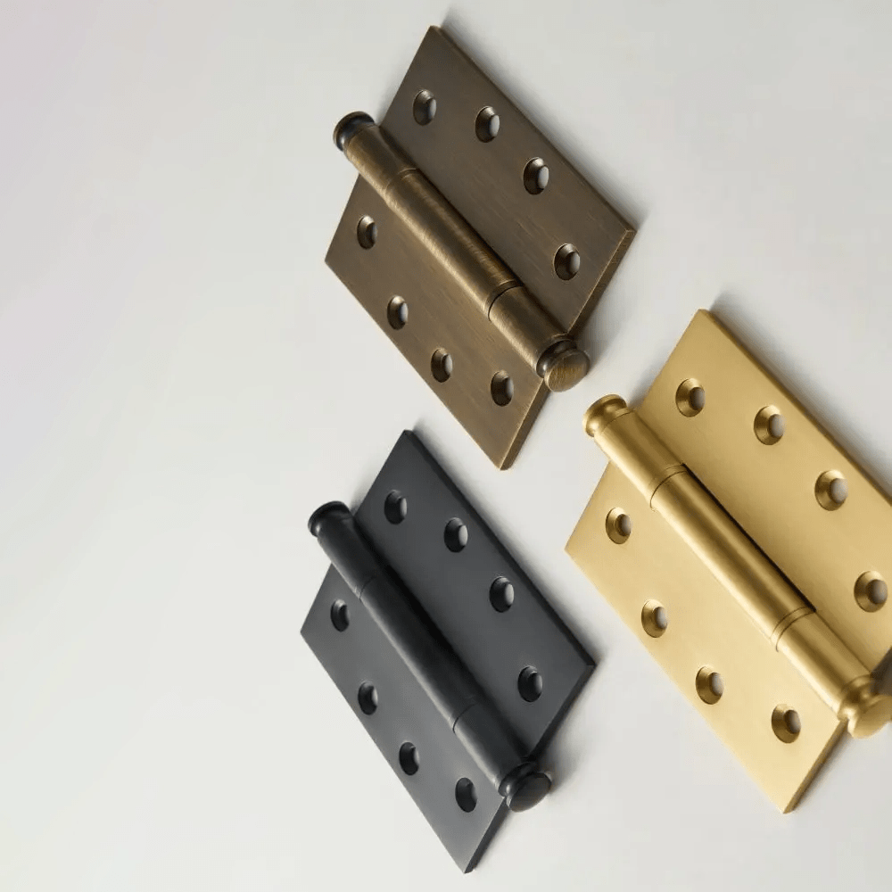 Lunaris Hinges | Cabinet Door Hinges | Cupboard Butt Hinge | Brass Hinges | Kitchen Hinges AcA A  Best for Internal External Doors and Windows